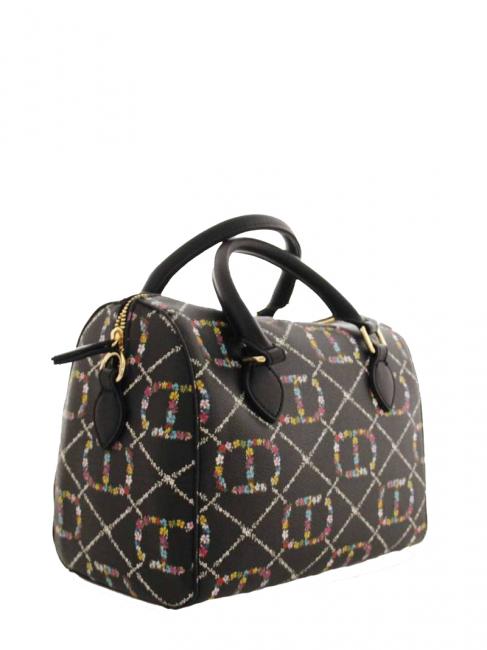 Borsa Bauletto Von Hand, mit Schultergurt dis.oval t Blume / schwarz - Damentaschen