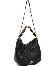 TWINSET HOBO BAG Umh&auml;ngetasche, mit Schulterriemen Schwarz - Damentaschen - 4