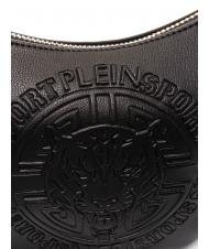 PLEIN SPORT ATHENA Halbmondf&ouml;rmige Mini-Tasche Schwarz - Damentaschen - 3