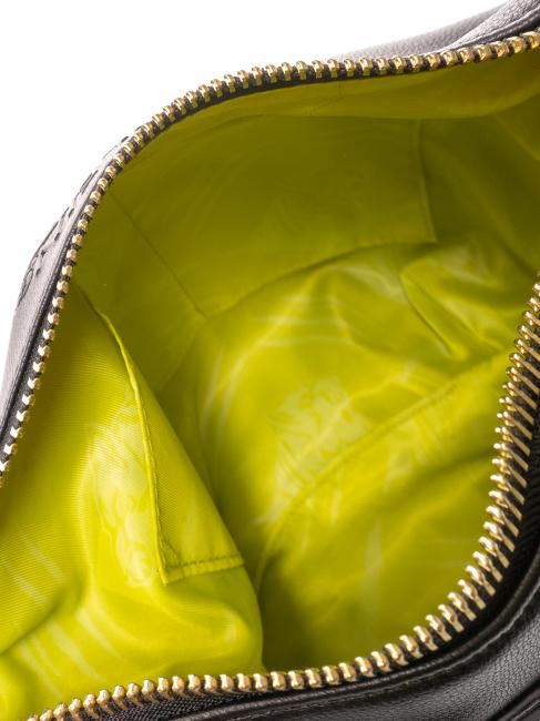 ATHENA Halbmondf&ouml;rmige Mini-Tasche Schwarz - Damentaschen