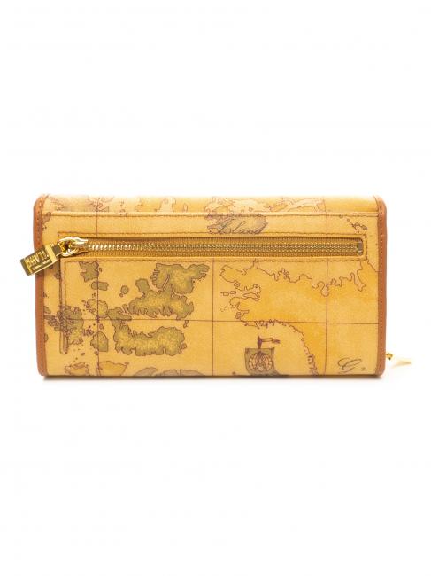 GEO CLASSIC Gro&szlig;e Geldb&ouml;rse mit Klappe NAT&Uuml;RLICH - Brieftaschen Damen