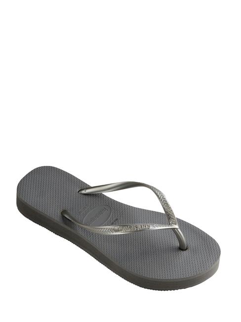 SLIM FLATFORM SLIM FLATFORM Damen-Flip-Flops Stahlgrau - Damenschuhe