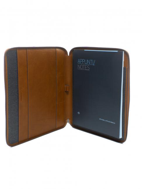 blue square special Zwischenablage a4 lampo A4-Klemmbrett LEDER - Tablettmappe &amp; Organizer