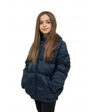 TRUSSARDI HIDETORA Kurze wattierte Jacke blau - Kinder Jacken - 4