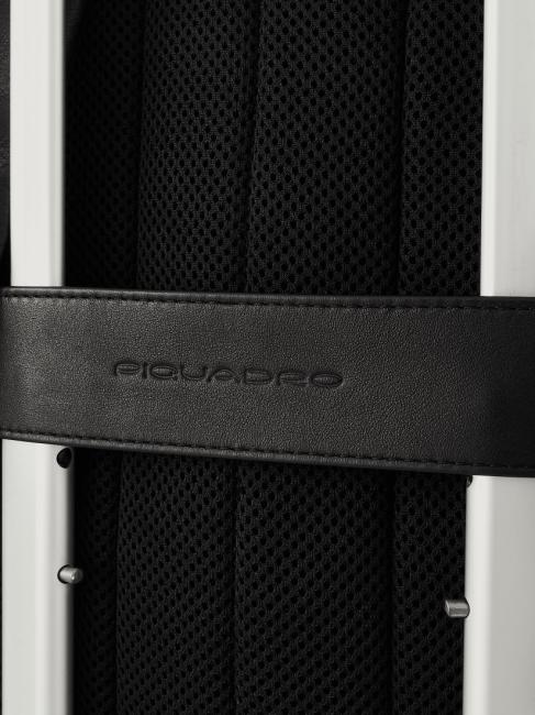 CHARLIE Laptop-Rucksack 15,6", aus Leder Schwarz - PC-Rucks&auml;cke