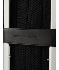 PIQUADRO CHARLIE Laptop-Rucksack 15,6", aus Leder Schwarz - PC-Rucks&auml;cke - 7