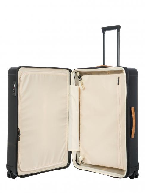 CAPRI Gro&szlig;er Trolley mit USB-Anschluss Schwarz - Harte Trolleys