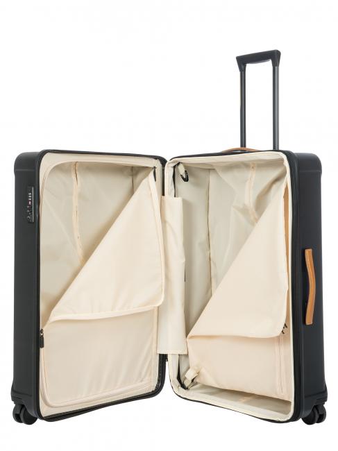 CAPRI Gro&szlig;er Trolley mit USB-Anschluss Schwarz - Harte Trolleys