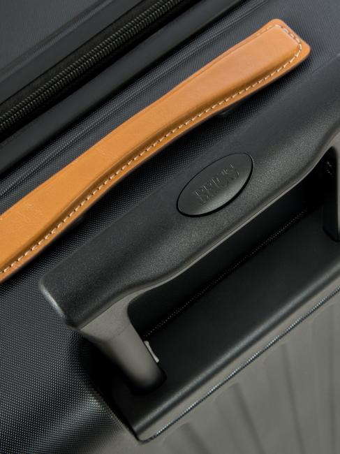 CAPRI Gro&szlig;er Trolley mit USB-Anschluss Schwarz - Harte Trolleys