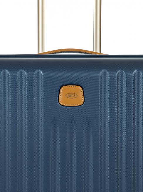 CAPRI Gro&szlig;er Trolley mit USB-Anschluss Blau - Harte Trolleys