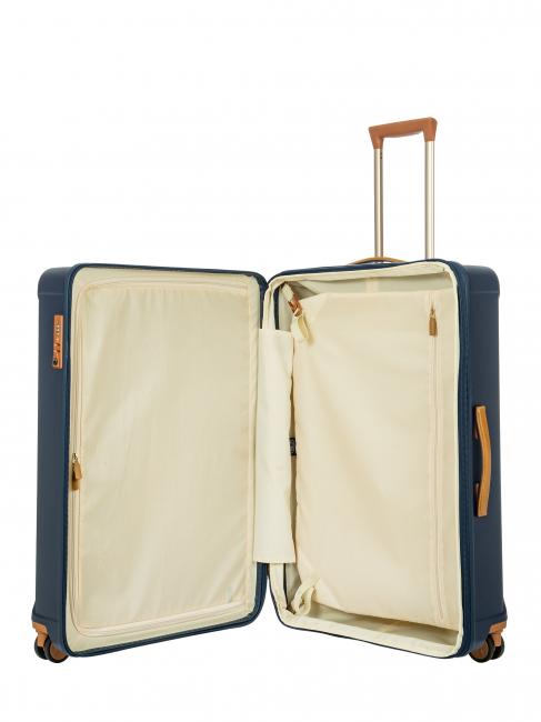 CAPRI Gro&szlig;er Trolley mit USB-Anschluss Blau - Harte Trolleys