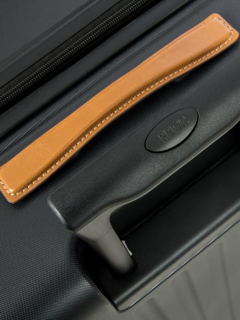 CAPRI Mittlerer Trolley mit USB-Anschluss Schwarz - Harte Trolleys