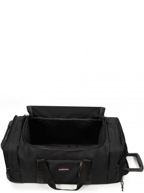 LEATHERFACE M + Mittlere Trolley-Tasche SCHWARZ - Halbharte Trolleys