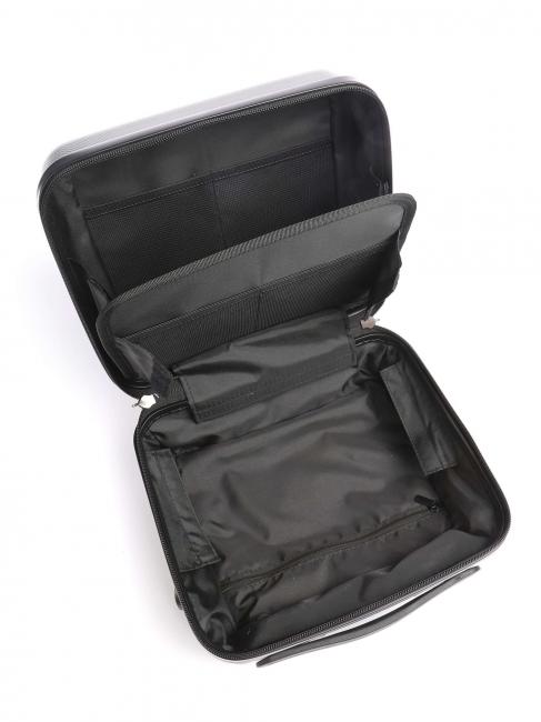 LOGODUCK + Steifes Beauty Case mit Schultergurt SCHWARZ - Beauty-Case