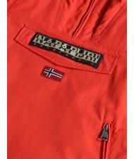 NAPAPIJRI KIDS RAINFIOREST 2 POCKET Kapuzenjacke (4-16 Jahre) rote Mohnblumen - Kinder Jacken - 4
