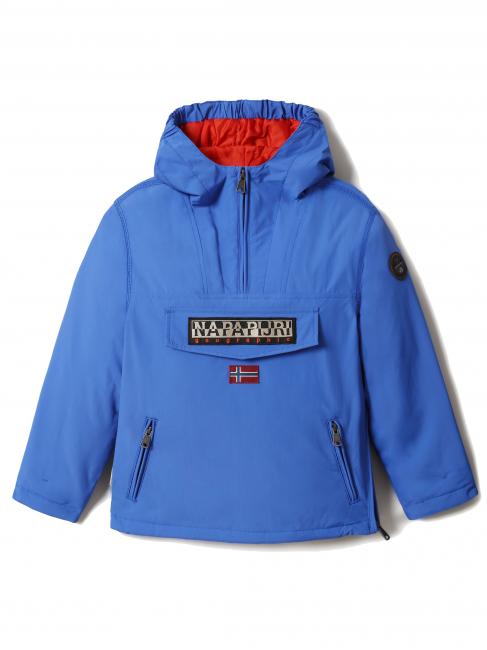 KIDS RAINFOREST PKT 1 Jacke mit Kapuze blau blendend - Kinder Jacken