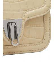 COCCINELLE MARVIN TWIST Croco Shiny Soft Mini-Tasche aus Leder Seide - Damentaschen - 3