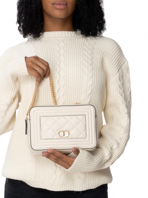QUILTED FRAME Tasche aus Matelass&eacute;-Stoff Schnee - Damentaschen