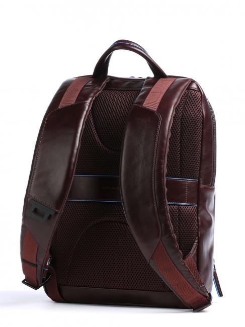 BLUE SQUARE Revamp Laptop-Rucksack 14", aus Leder MAHAGONI - PC-Rucks&auml;cke