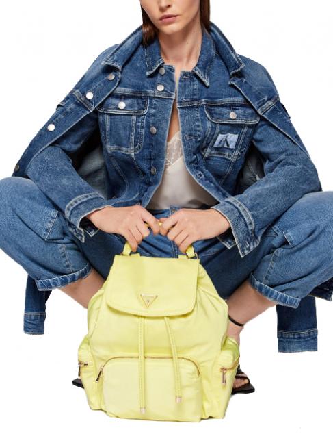 ECO GEMMA Rucksack Frau heller Kalk - Damentaschen