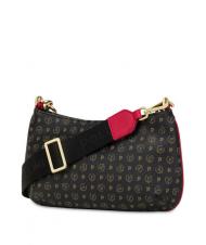 POLLINI HERITAGE Umh&auml;ngetasche mit Kettengriff schwarzer Lack - Damentaschen - 4