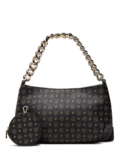 HERITAGE Umh&auml;ngetasche mit Kettengriff Schwarz - Damentaschen