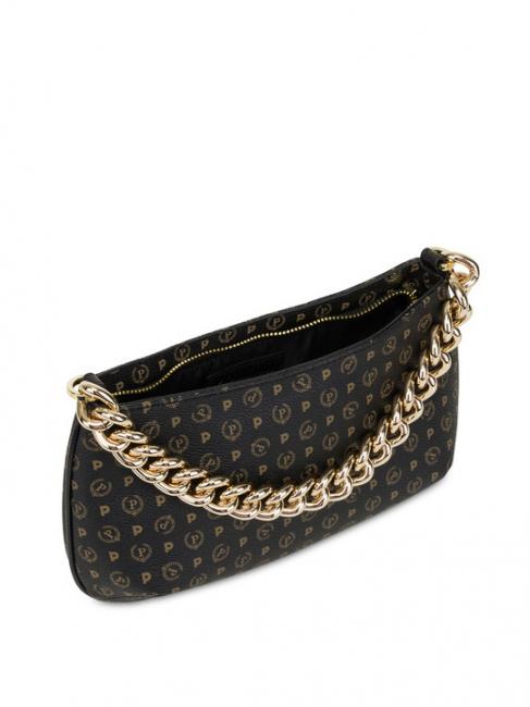 HERITAGE Umh&auml;ngetasche mit Kettengriff Schwarz - Damentaschen