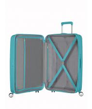 AMERICAN TOURISTER SOUNDBOX SPINNER Mittlerer Trolley, erweiterbar t&uuml;rkisfarbenes Tonikum - Harte Trolleys - 2