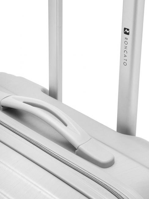 FLIGHT 3er-Set Handgep&auml;ck-Trolleys, mittel, gro&szlig; Silber- - Trolleyset