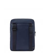 PIQUADRO FINN iPad-Tasche aus Leder Blau - Umh&auml;ngetaschen Herren - 3