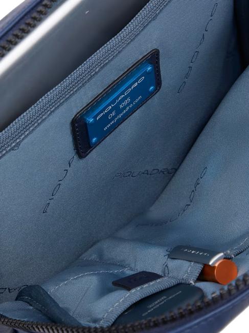 FINN iPad-Tasche aus Leder Blau - Umh&auml;ngetaschen Herren