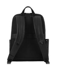 PIQUADRO PAAVO Laptop-Rucksack 14", aus Leder Schwarz - PC-Rucks&auml;cke - 3
