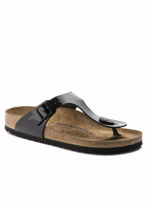 GIZEH Birko-Flor-Lack Schwarz - Schuhe Unisex