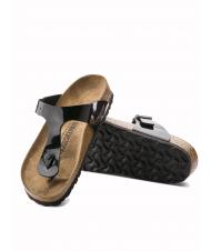 BIRKENSTOCK GIZEH Birko-Flor-Lack Schwarz - Schuhe Unisex - 5