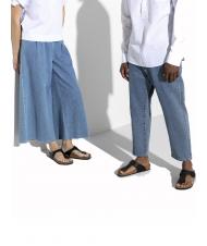 BIRKENSTOCK GIZEH Birko-Flor-Lack Schwarz - Schuhe Unisex - 7