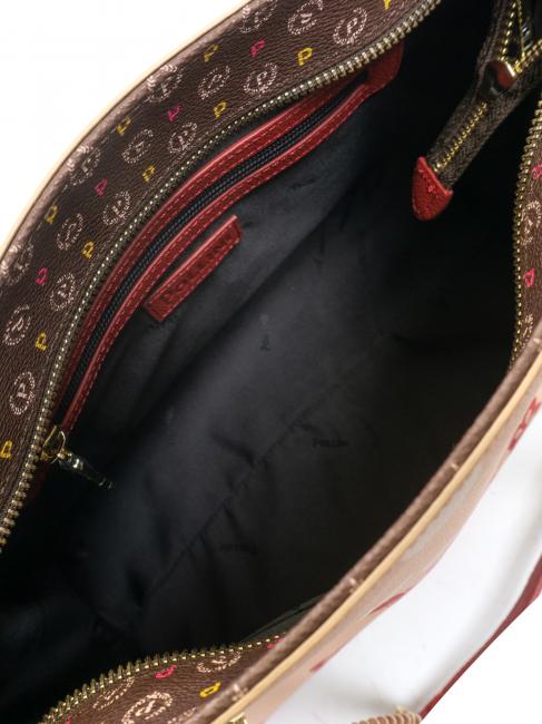 HERITAGE Einkaufstasche mit Allover-Print mehrfarbig/hautfarben/rot - Damentaschen