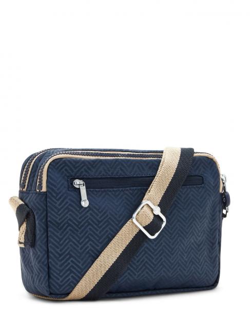 ABANU M Schultertasche endlose blaue Pr&auml;gung - Damentaschen