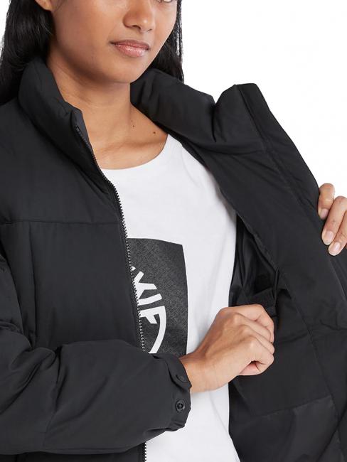 OVERSIZE PUFFER Kurze Jacke SCHWARZ - Daunenjacken f&uuml;r Damen