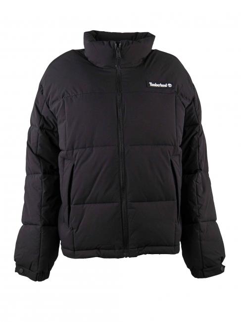 OVERSIZE PUFFER Kurze Jacke SCHWARZ - Daunenjacken f&uuml;r Damen