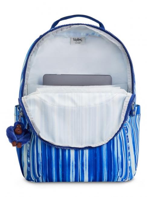 SEOUL KIDS 15 "Laptop-Rucksack k&ouml;nigliche Streifen - Rucks&auml;cke f&uuml;r Schule &amp; Freizeit
