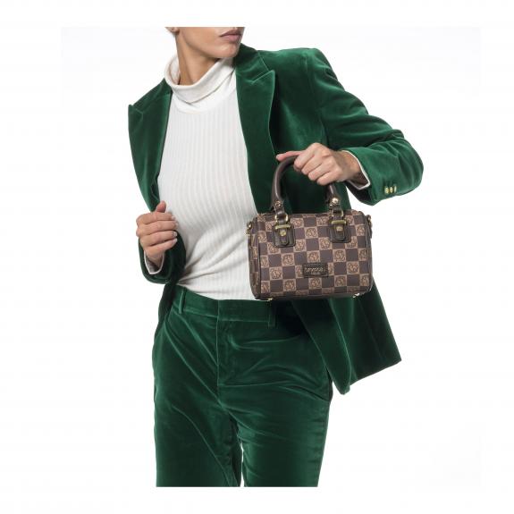 MONORANGE Minitasche mit Schultergurt Braun - Damentaschen