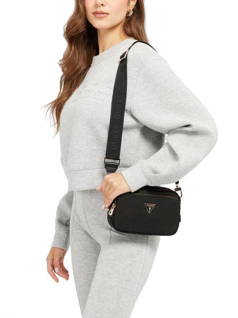 ECO GEMMA Schulter-Mini-Kameratasche SCHWARZ - Damentaschen