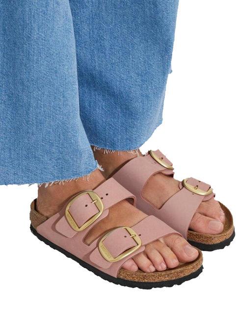 ARIZONA BIG BUCKLE Slipper aus Nubukleder alte Rosen - Damenschuhe