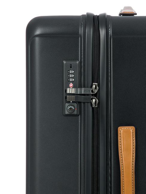 CAPRI Gep&auml;ckwagen mittlerer Gr&ouml;&szlig;e Schwarz - Harte Trolleys