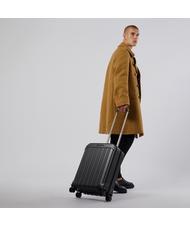 PIQUADRO PQ-LIGHT Ultraflacher Kabinentrolley Matt-schwarz - Handgep&auml;ck - 6