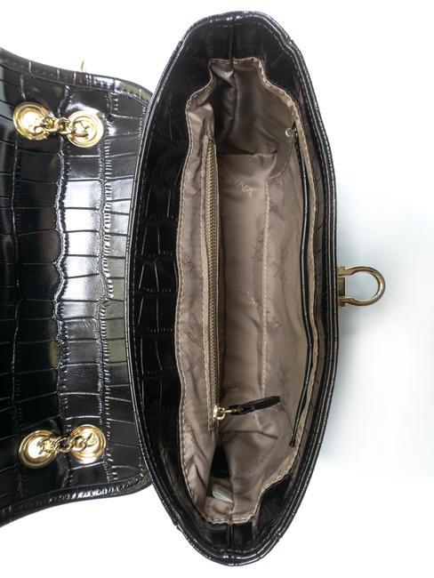 GERALDINA Tasche mit Kokosnuss-Print Schwarz - Damentaschen