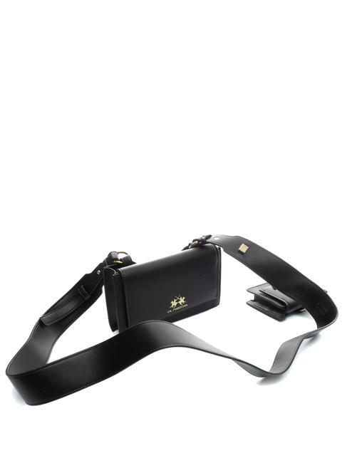 HERITAGE Clutch mit Schultergurt Schwarz - Damentaschen