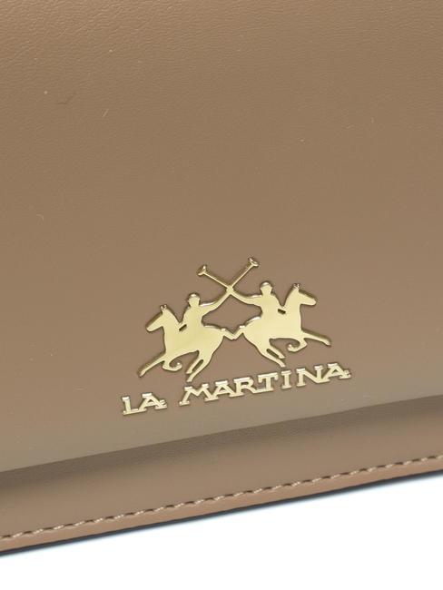 HERITAGE Clutch mit Schultergurt Beige - Damentaschen