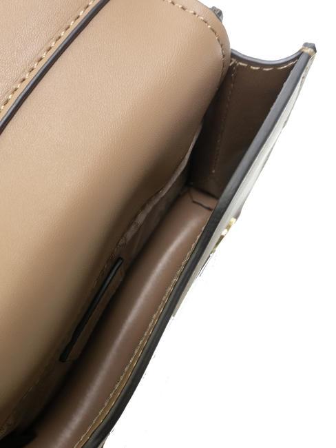 HERITAGE Clutch mit Schultergurt Beige - Damentaschen