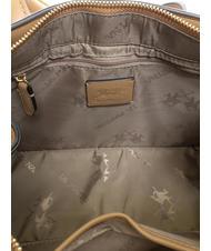 LA MARTINA GISELA Umh&auml;ngetasche mit Schnalle Beige - Damentaschen - 5